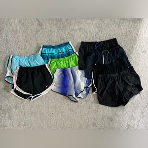 10 pairs of athletic shorts